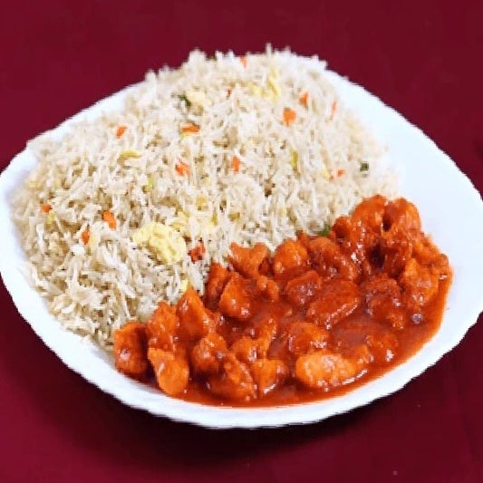 Shashilk Chicken with rice